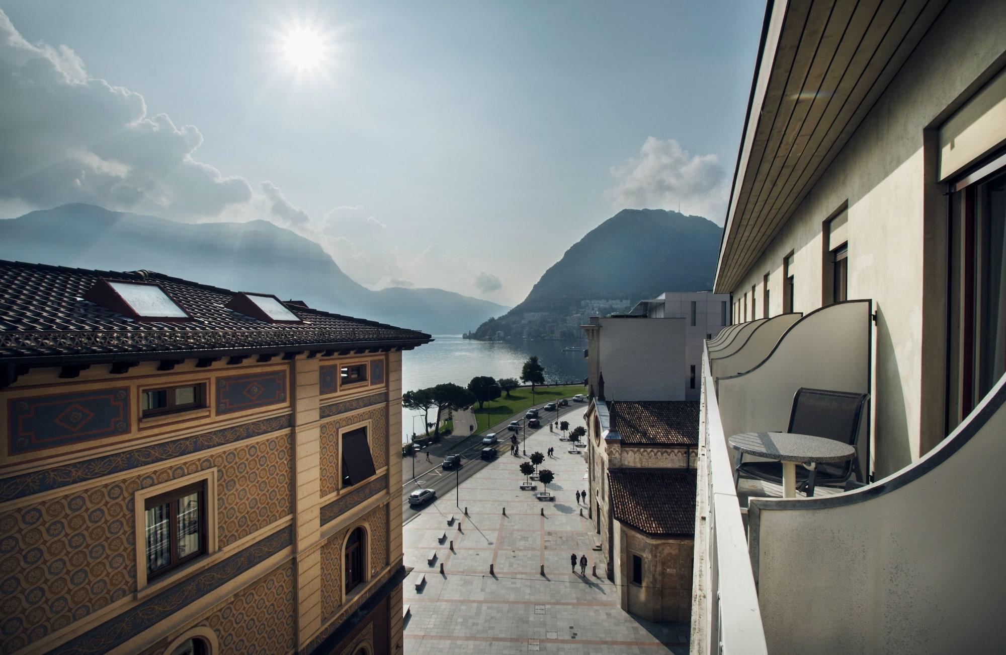 International Au Lac Historic Lakeside Hotel Lugano Exterior foto
