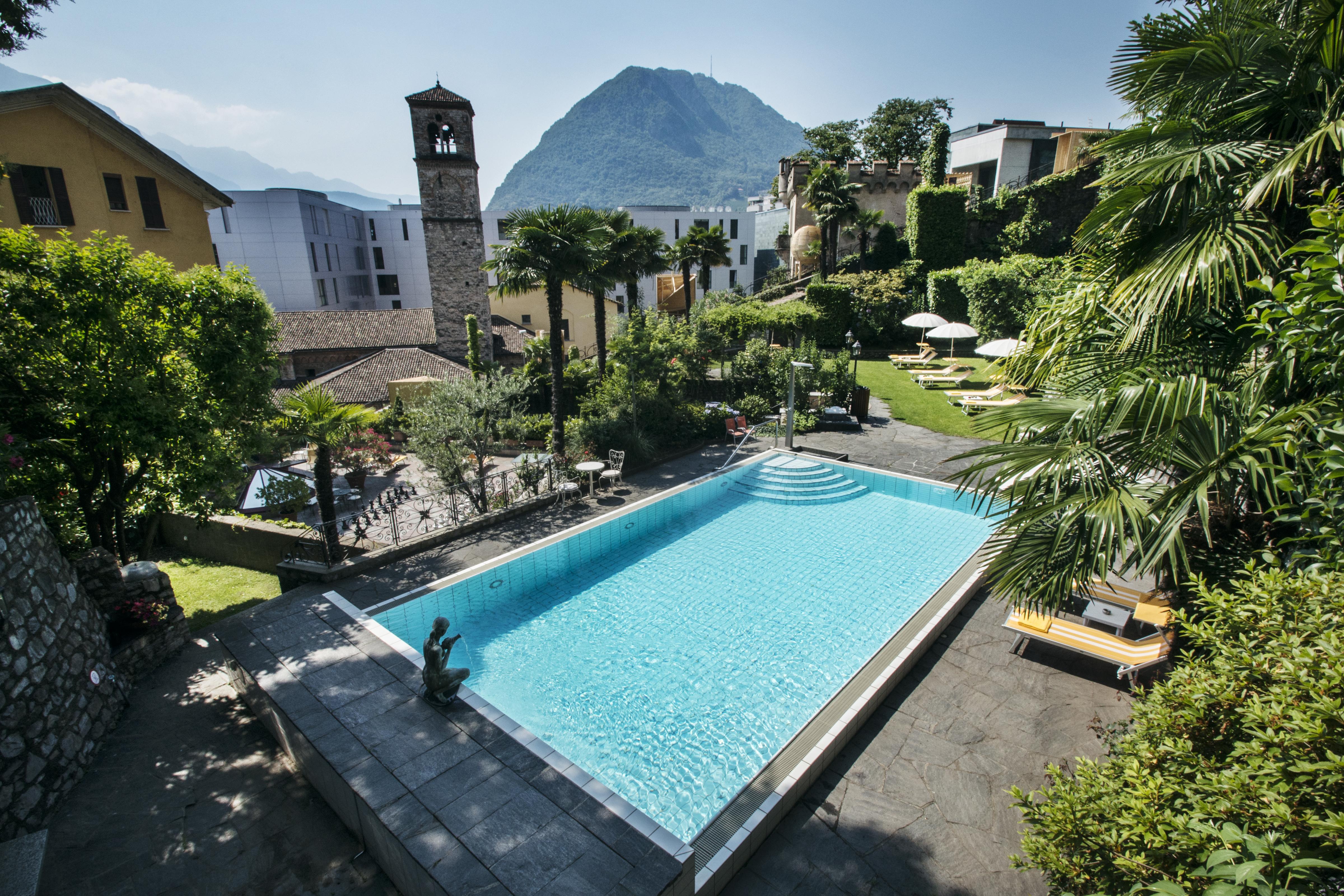 International Au Lac Historic Lakeside Hotel Lugano Exterior foto